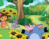 Dora 7 differencess online keresős játék