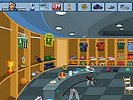 Soccer dressing room online keresős játék